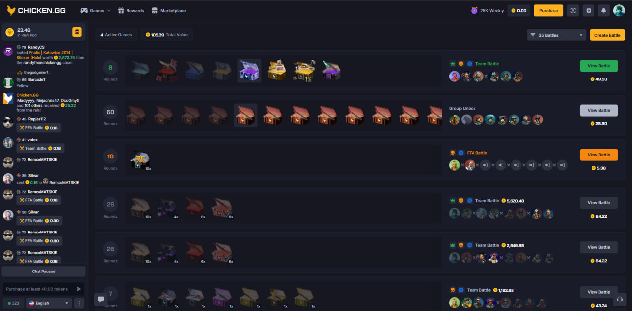 Chicken.GG — Главная