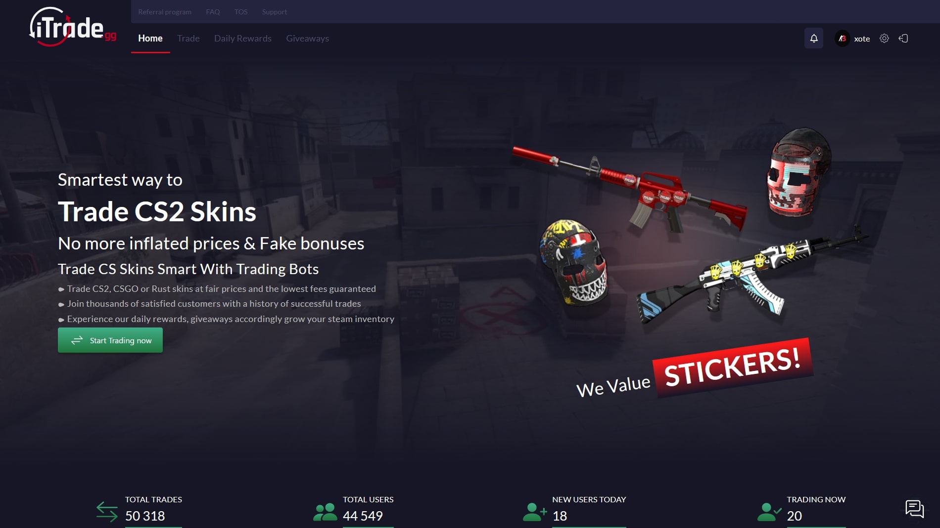 iTrade.GG — Главная