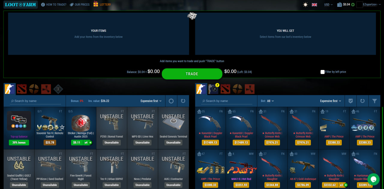 LOOT.Farm — Главная
